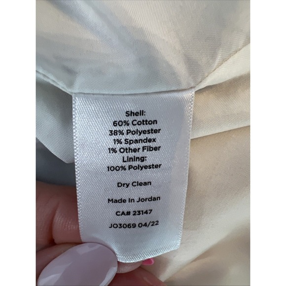 Talbots Gingham Plaid Cotton Blend A-Line Skirt Size 8 Red, White & Blue - Picture 7 of 7